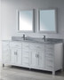 Royal Alexandria 72 inch White Bathroom Vanity