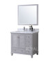 Royal Keyes 36 inch Gray Offset Left Sink Bathroom Vanity