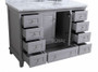 Royal Keyes 48 inch Gray Bathroom Vanity