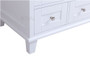 Royal Keyes 48 inch White Bathroom Vanity with Stone Top