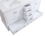 Royal Keyes 60 inch White Double Sink Bathroom Vanity