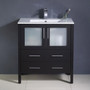 Bello 30 Inch Solid Wood Espresso Bathroom Vanity