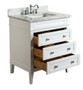 Ibis 30 inch White Bathroom Vanity