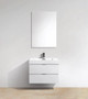 Royal Blizz 30 inch Wall Mount Modern Bathroom Vanity