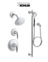 Kohler Alteo Rite-Temp Pressure Balanced Shower System with Shower Head and Hand Shower