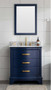 Royal Riverside 24 inch Navy Blue Bathroom Vanity