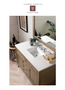 James Martin Vanities Chicago 48" Free Standing or Wall Mounted / Floating Single Basin Vanity Set with Wood Cabinet and Classic White Quartz Vanity Top