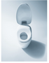 Toto MS901CUMFX#01 NEOREST NX2 Dual Flush 1.0 or 0.8 GPF Toilet with Integrated Bidet Seat, EWATER+, and ACTILIGHT in Cotton White