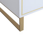 Robin 24 inch White Bathroom Vanity with Gold Hardware