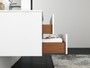 Fence 30 Floating Vanity with Pure White Quartz Top