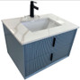 Royal Fence 30" Polaris Floating Vanity with Pure White Quartz Top