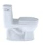 TOTO Ultimate One Piece Round 1.6 GPF Toilet with Gravity Flush System - Seat Included - Cotton