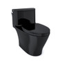 TOTO Nexus 1.28 GPF One Piece Elongated Chair Height Toilet with Tornado Flush Technology - Seat Included - Ebony