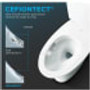 TOTO Carlyle II 1.28 GPF One Piece Elongated Toilet with Left Hand Lever - Bidet Seat Included - Cotton