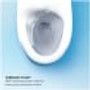 TOTO Carolina II 1.28 GPF One Piece Elongated Toilet with Left Hand Lever - Bidet Seat Included - Cotton