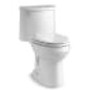 Kohler Adair 1.28 GPF One-Piece Elongated Comfort Height Toilet with AquaPiston Technology - Seat Included - Black Black