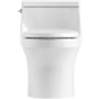 Kohler San Souci 1.28 GPF One-Piece Round-Front Toilet with AquaPiston Technology - Seat Included - White