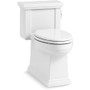 Kohler Veil 0.8/1.28 GPF Dual Flush One Piece Elongated Toilet with Left Hand Lever - Requires Bidet Seat Not Included - White