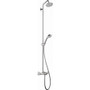 Hansgrohe Croma Thermostatic Showerpipe 150 1-Jet with Tub Filler, 2.0 GPM - Chrome