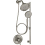 Kohler Bancroft Pressure Balanced Shower System with Shower Head, Hand Shower, Slide Bar, Shower Arm, Hose and Valve Trim – Less Rough-In Valve - Vibrant Brushed Nickel