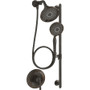 Kohler Bancroft Pressure Balanced Shower System with Shower Head, Hand Shower, Slide Bar, Shower Arm, Hose and Valve Trim - Oil Rubbed Bronze (2BZ)