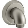 Kohler Forte Pressure Balanced Shower System with Shower Head, Hand Shower, Valve Trim, and Shower Arm - Vibrant Brushed Nickel