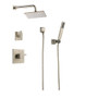Brizo Siderna Pressure Balanced Shower System with Shower Head and Hand Shower - Brilliance Brushed Nickel