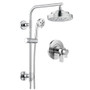Brizo Litze Thermostatic Shower Column Shower System with Shower Head and Hand Shower Less Handles - Rough-in Valve Included - Chrome
