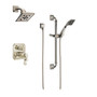 Brizo Virage Thermostatic Shower System with Shower Head and Hand Shower - Rough-in Valve Included - Brilliance Polished Nickel