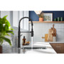 Kohler Crue 1.5 GPM Single Hole Pre-Rinse Pull Down Kitchen Faucet - Includes Escutcheon - Matte Black