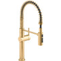 Kohler Purist 1.5 GPM Single Hole Pre-Rinse Kitchen Faucet with Sweep Spray, DockNetik, and MasterClean Technologies - Vibrant Brushed Moderne Brass Kohler Purist 1.5 GPM Single Hole Pre-Rinse Kitchen Faucet with Sweep Spray, DockNetik, and MasterClean Technologies - Vibrant Brushed Moderne Brass