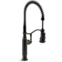 Kohler Tournant 1.5 GPM Single Hole Pre-Rinse Kitchen Faucet - Oil Bronze