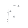 Rohl Graceline Thermostatic Shower System with Shower Head and Hand Shower Polished Chrome