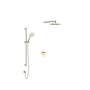 Rohl Tenerife Thermostatic Shower System with Shower Head and Hand Shower Polished Nickel