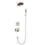 Hansgrohe Rainfinity 2.5 GPM Thermostatic Shower System with ShowerSelect Trim - Brushed Nickel