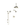Rohl Arcana Thermostatic Shower System with Shower Head and Hand Shower - Polished Nickel