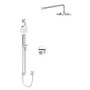 Rohl Ode Thermostatic Shower with Shower Head and Hand Shower - Chrome