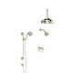 Rohl Arcana Thermostatic Shower System with Shower Head and Hand Shower Polished Nickel
