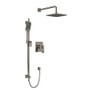 Rohl Zendo Thermostatic Shower System with Shower Head and Hand Shower - Brushed Nickel