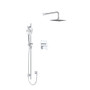 Rohl Georgian Era Thermostatic Shower System with Shower Head, Hand Shower, and Hose - Chrome