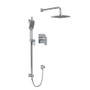 Rohl Equinox Thermostatic Shower System with Shower Head, Hand Shower, and Valve Trim Chrome