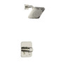 Rohl Salome Pressure Balanced Shower System with Shower Head, Shower Arm, and Valve Trim - Polished Nickel