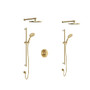 Rohl Tenerife Thermostatic Shower with Shower Head and Hand Shower  Antique Gold