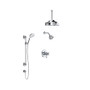Rohl Verona Thermostatic Shower with Shower Head and Hand Shower - Polished Chrome