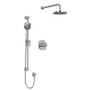 Rohl CS Thermostatic Shower System with Shower Head, Hand Shower, and Valve Trim - Chrome