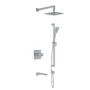 Rohl Reflet Thermostatic Shower System with Shower Head, Hand Shower, and Hose Chrome