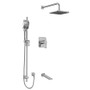 Rohl Fresk Thermostatic Shower System with Shower Head, Hand Shower, and Hose  Chrome