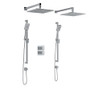 Rohl Reflet Thermostatic Shower System with Shower Head and Hand Shower - Chrome