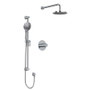 Rohl Parabola Thermostatic Shower System with Shower Head, Hand Shower, Slide Bar, and Hose- Chrome