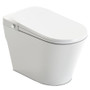 Anzzi Envo Aura 1.28 GPF Dual Flush Floor Mounted One Piece Elongated Chair Height Smart Toilet with Bidet and Left Hand Lever - Seat Included